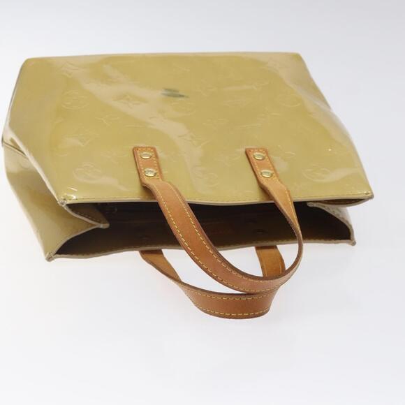 LOUIS VUITTON Monogram Vernis Reade PM Hand Bag Beige M91334 - Picture 6 of 12